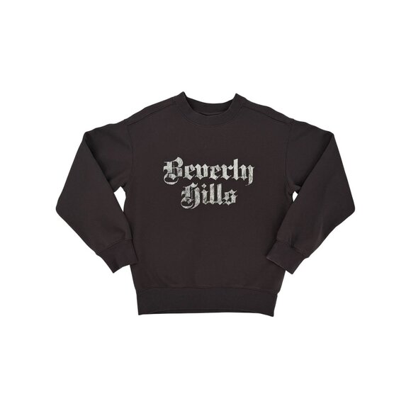 H&M Brown Beverly Hills Crewneck Graphic Pullover Sweatshirt | Gunge Streetwear - Picture 8 of 13